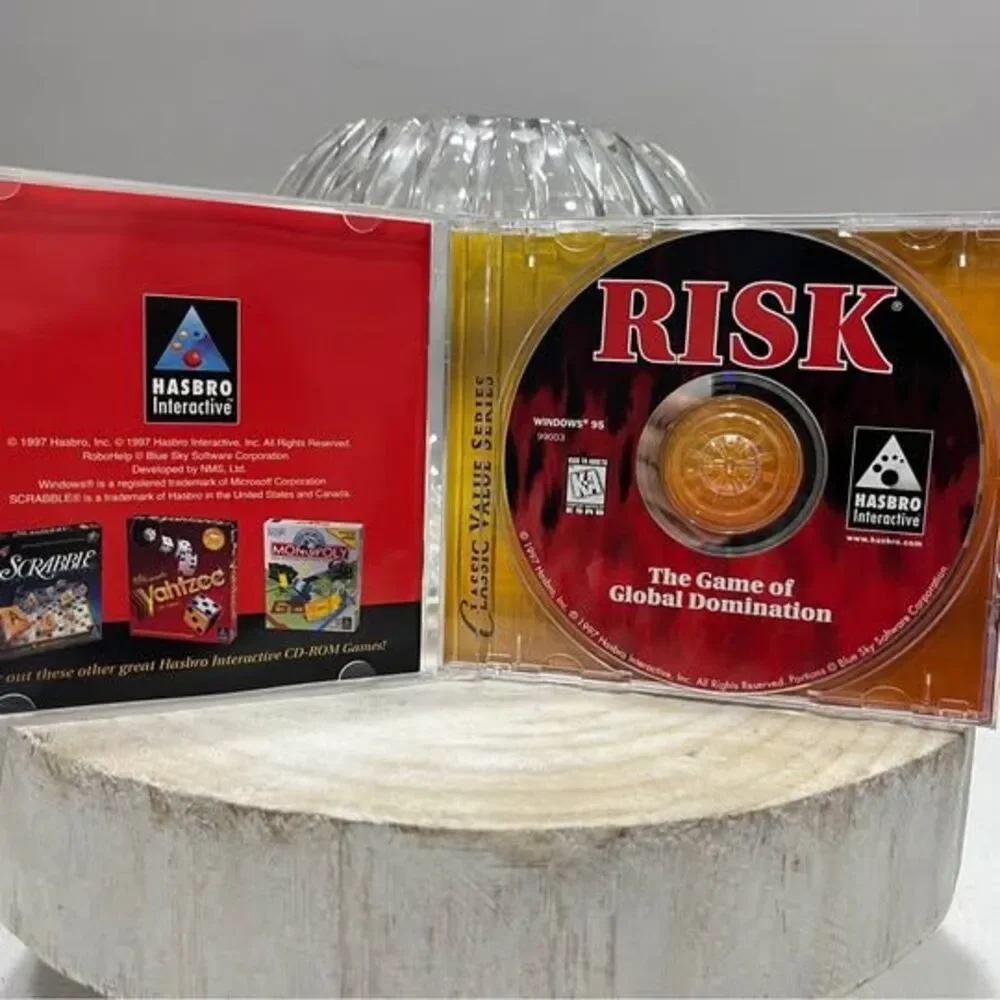 RISK - GAME OF GLOBAL DOMINATION PC CD-ROM GAME FOR WIN 95, HASBRO INTERACTIVE